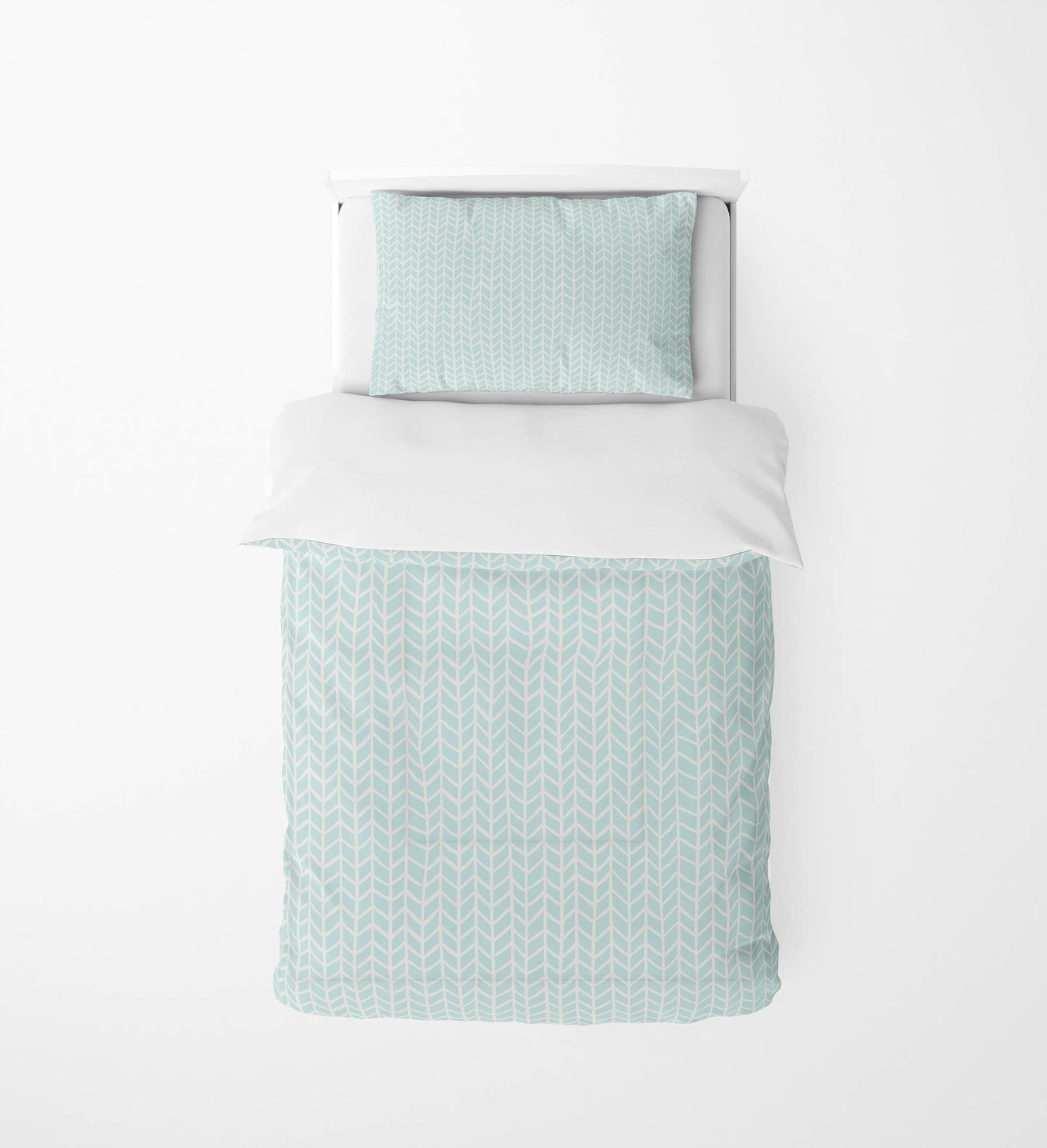 Chevron Feather Comforter Set