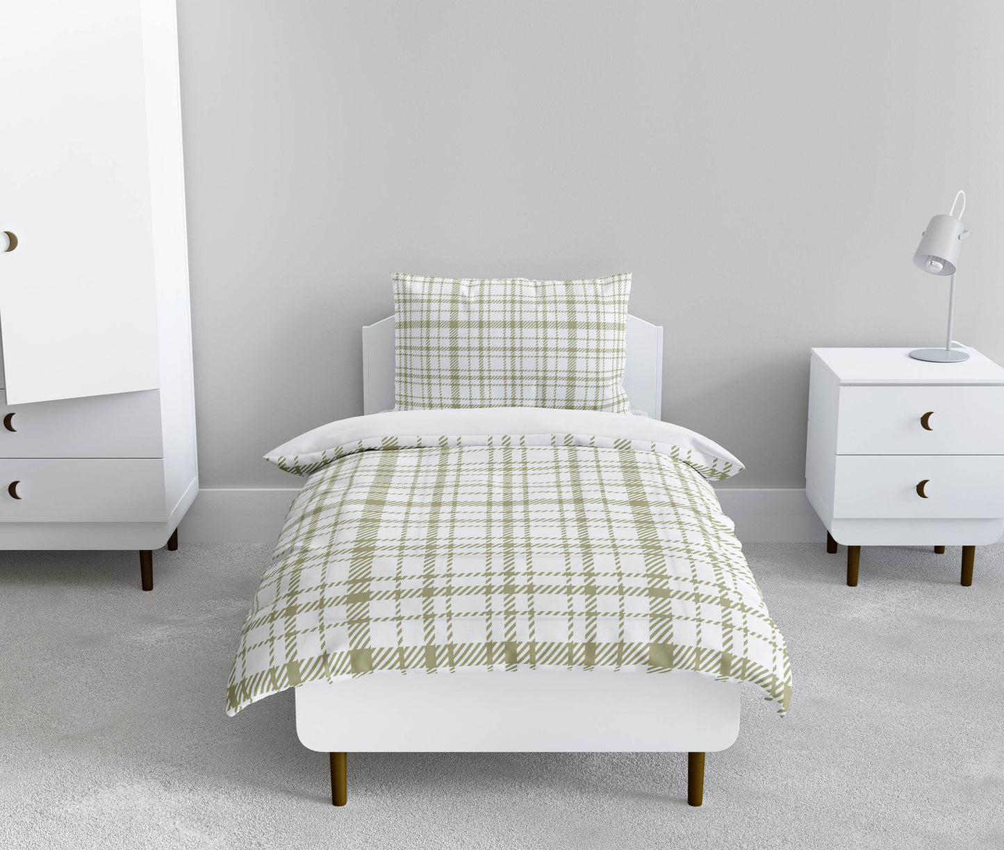 Liz Plaid Comforter Set