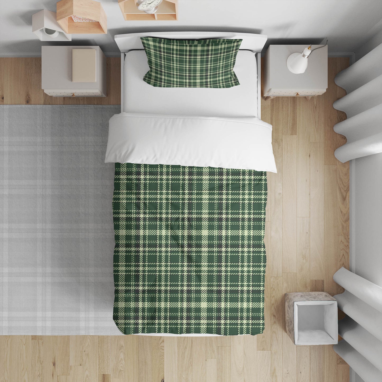 Rocky Tartan Comforter Set
