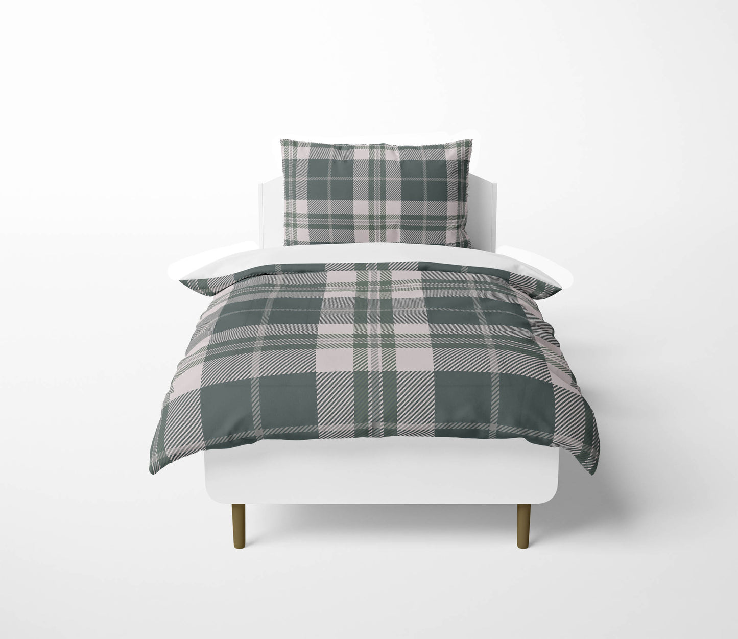 Tartan Block Comforter Set