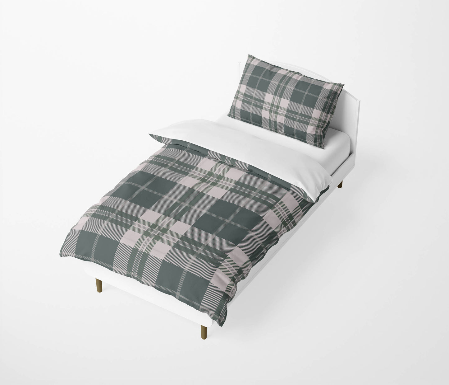 Tartan Block Comforter Set
