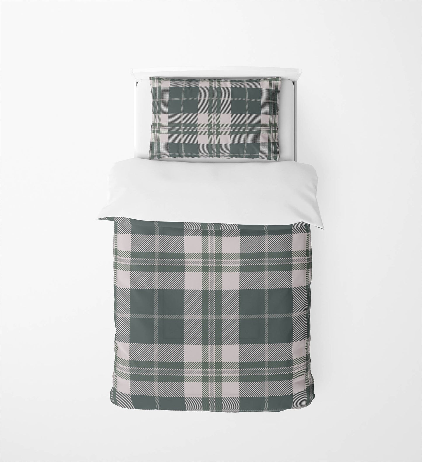 Tartan Block Comforter Set