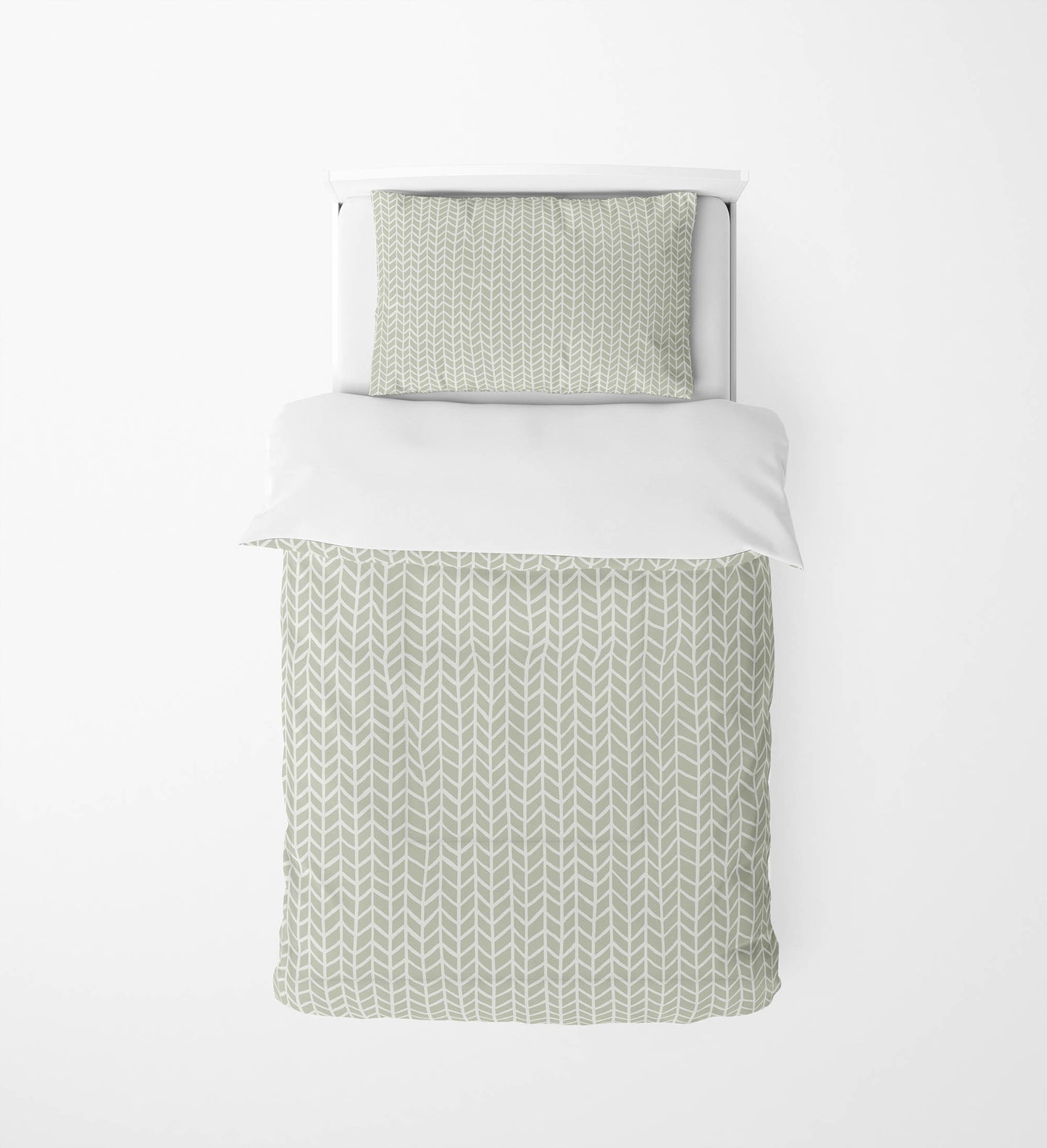 Chevron Feather Comforter Set