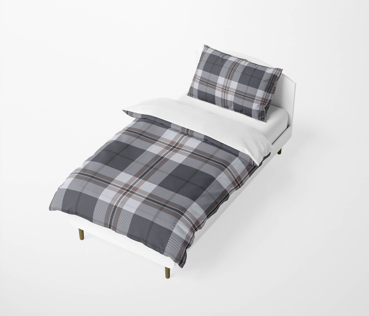 Tartan Block Comforter Set
