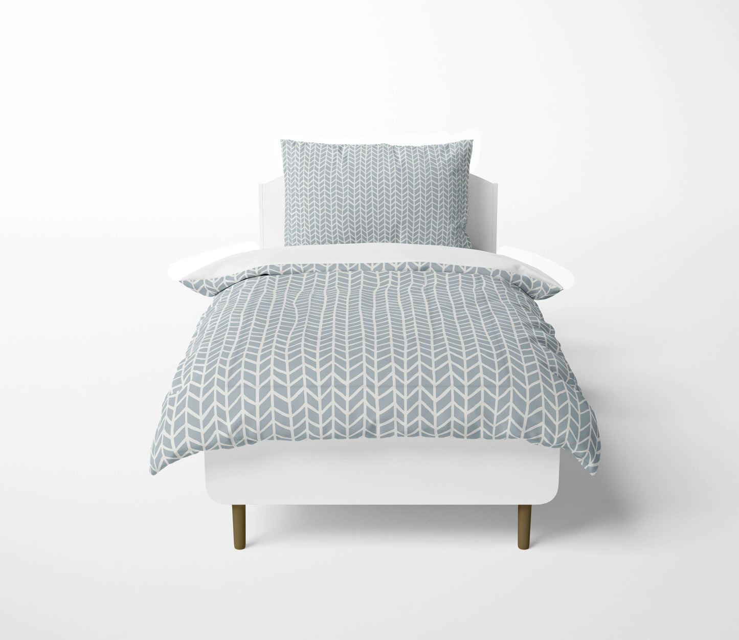 Chevron Feather Comforter Set