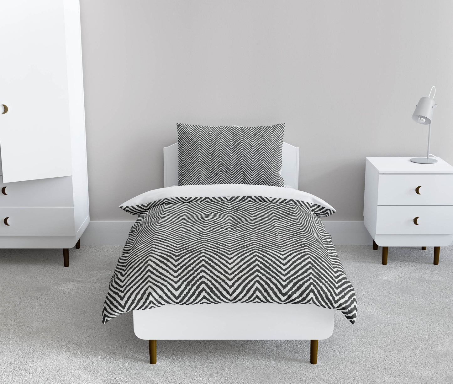 Chevron Groove Comforter Set