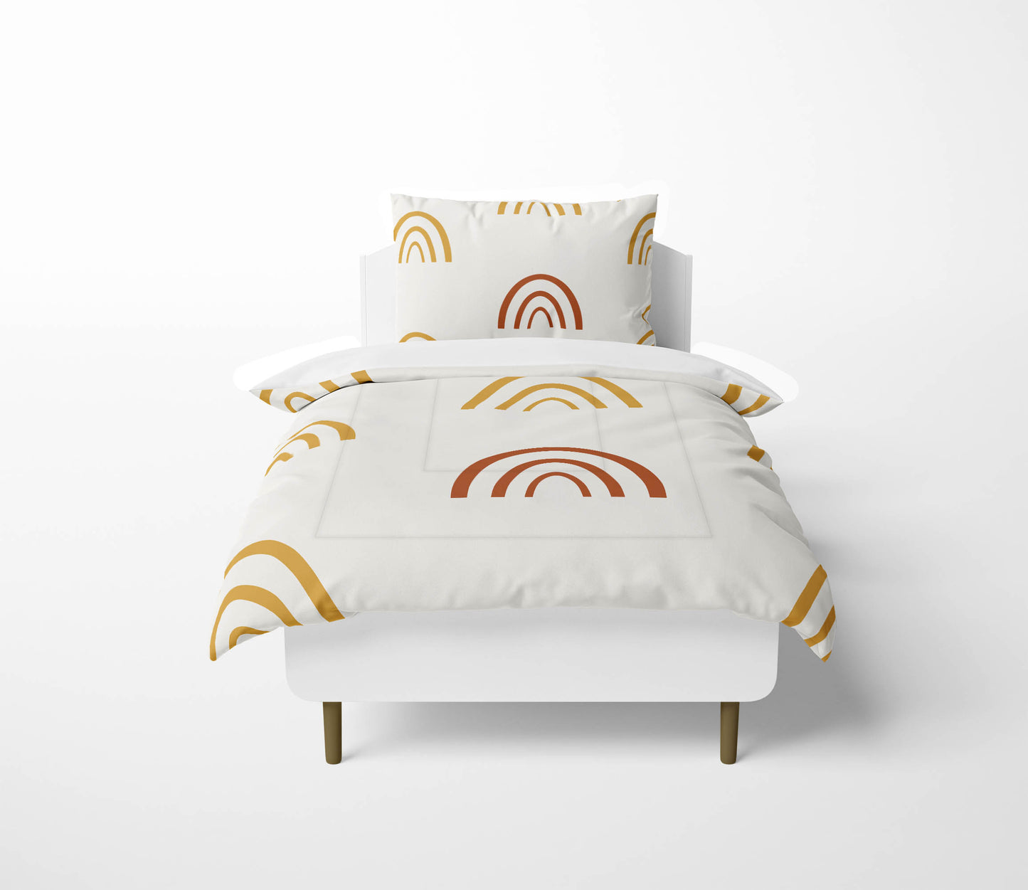 Plain Bows Comforter Set