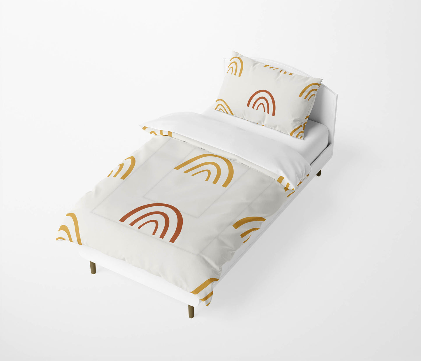 Plain Bows Comforter Set