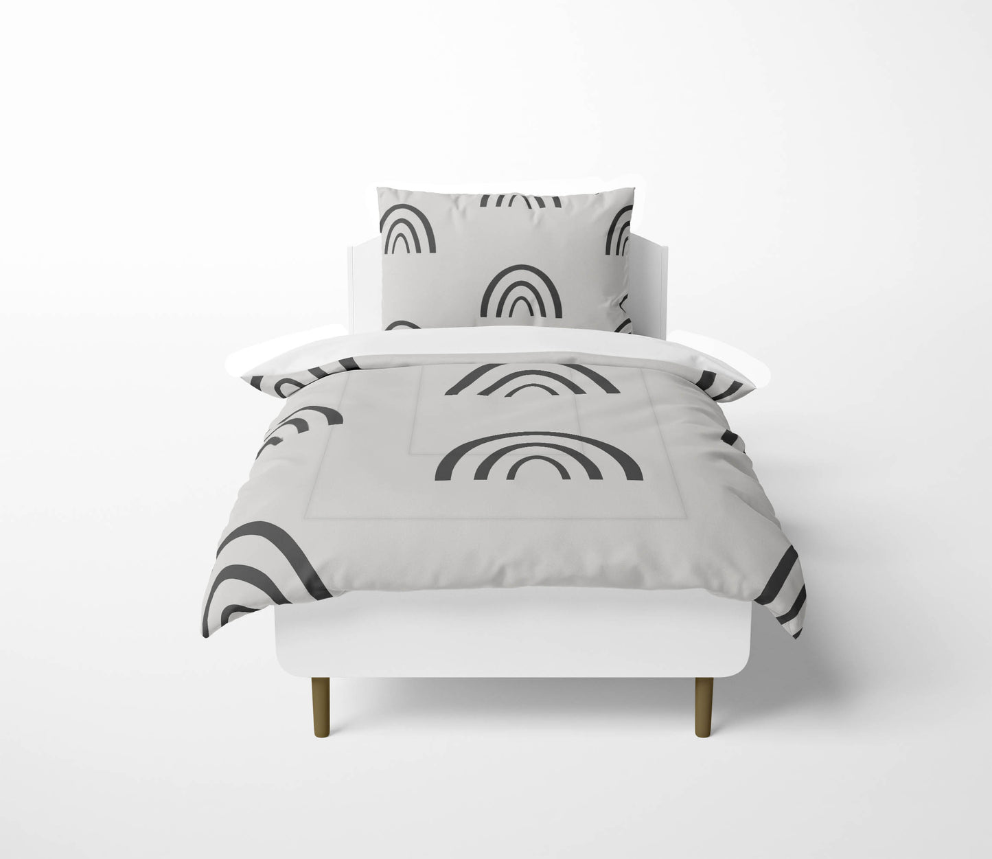 Plain Bows Comforter Set