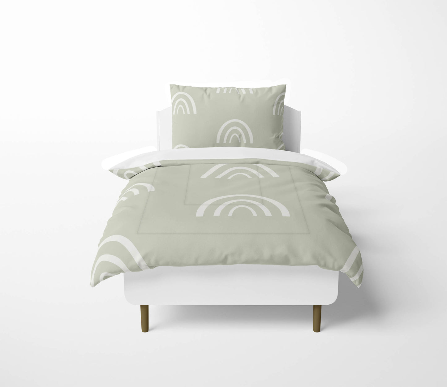 Plain Bows Comforter Set