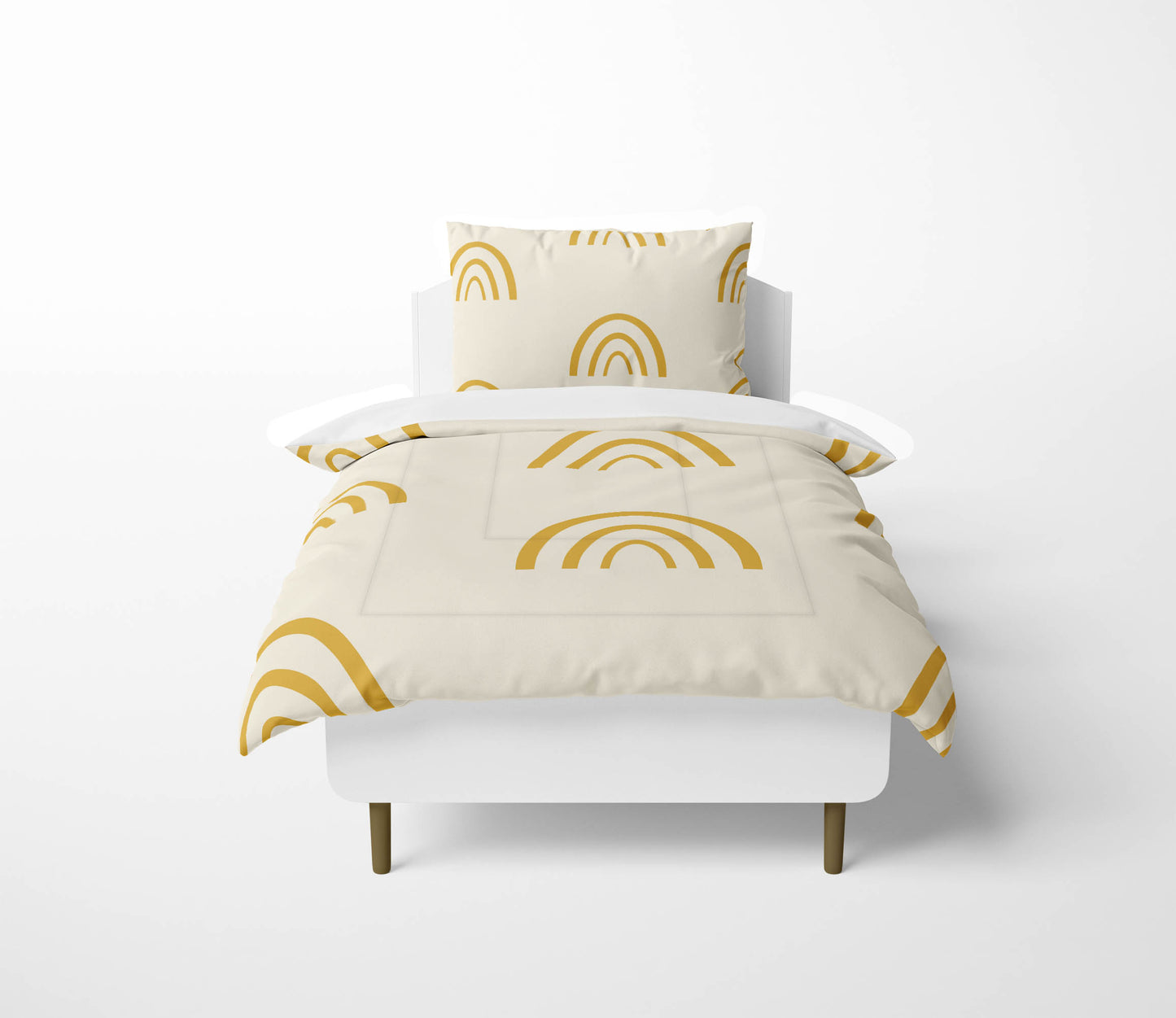 Plain Bows Comforter Set