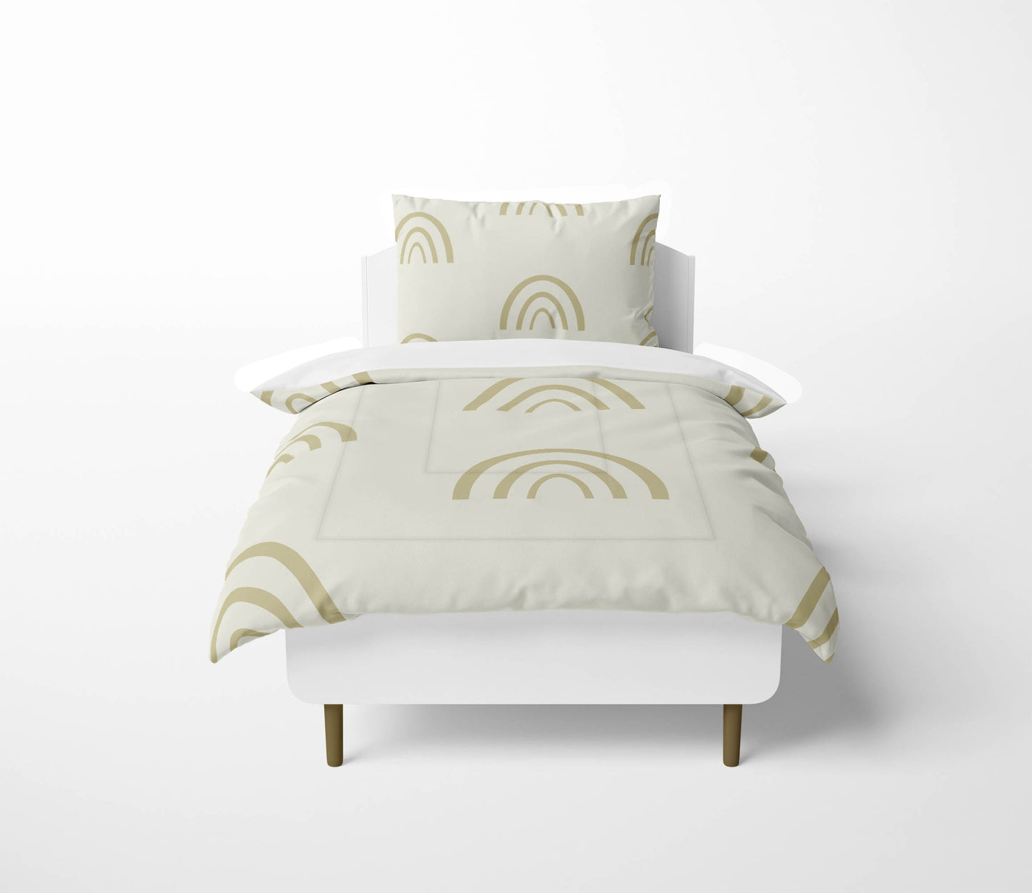 Plain Bows Comforter Set