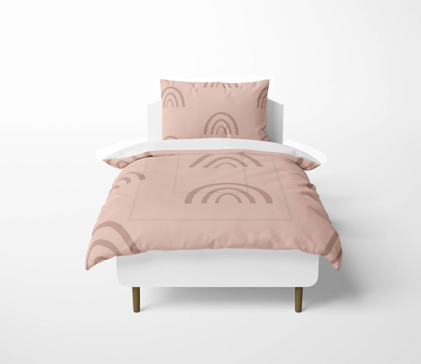 Plain Bows Comforter Set