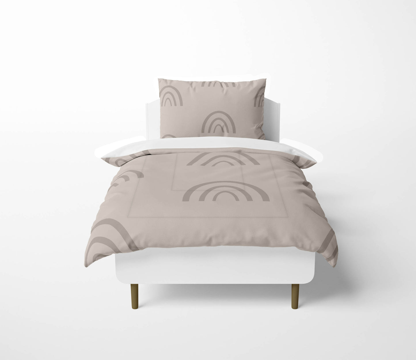 Plain Bows Comforter Set