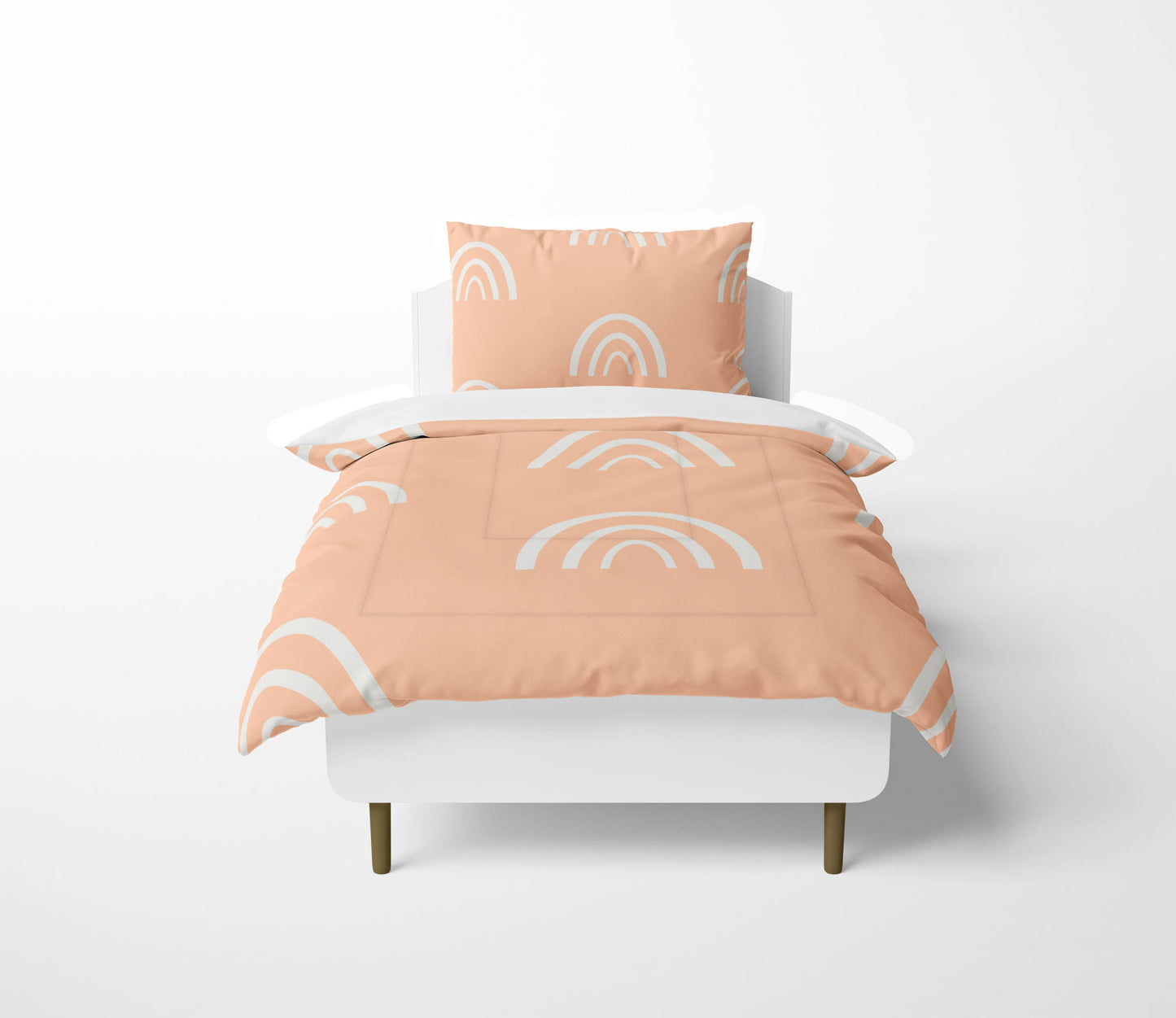 Plain Bows Comforter Set