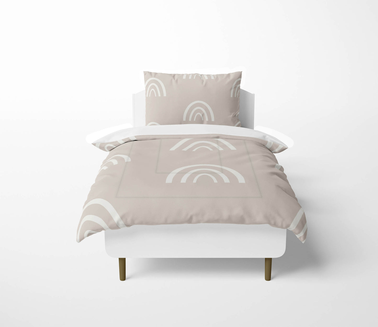 Plain Bows Comforter Set
