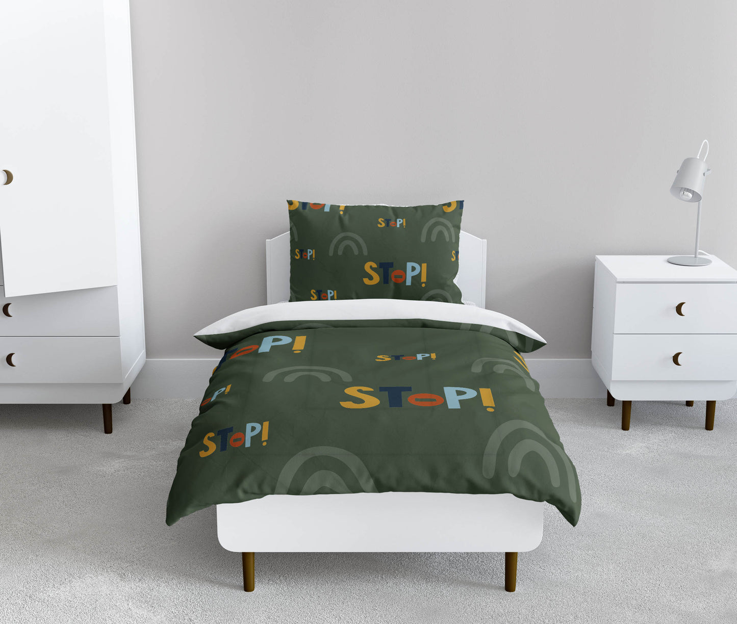 Stop Comforter Set