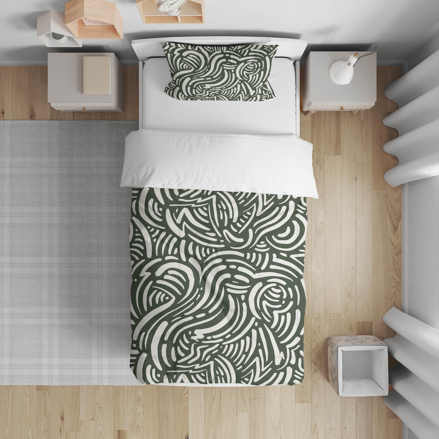 Cozy Swirl Comforter Set