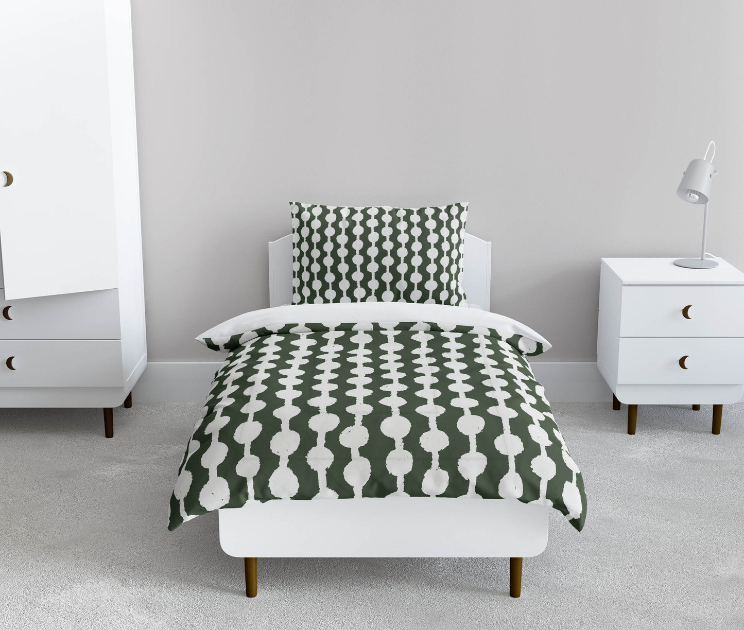 Dot Tied Comforter Set