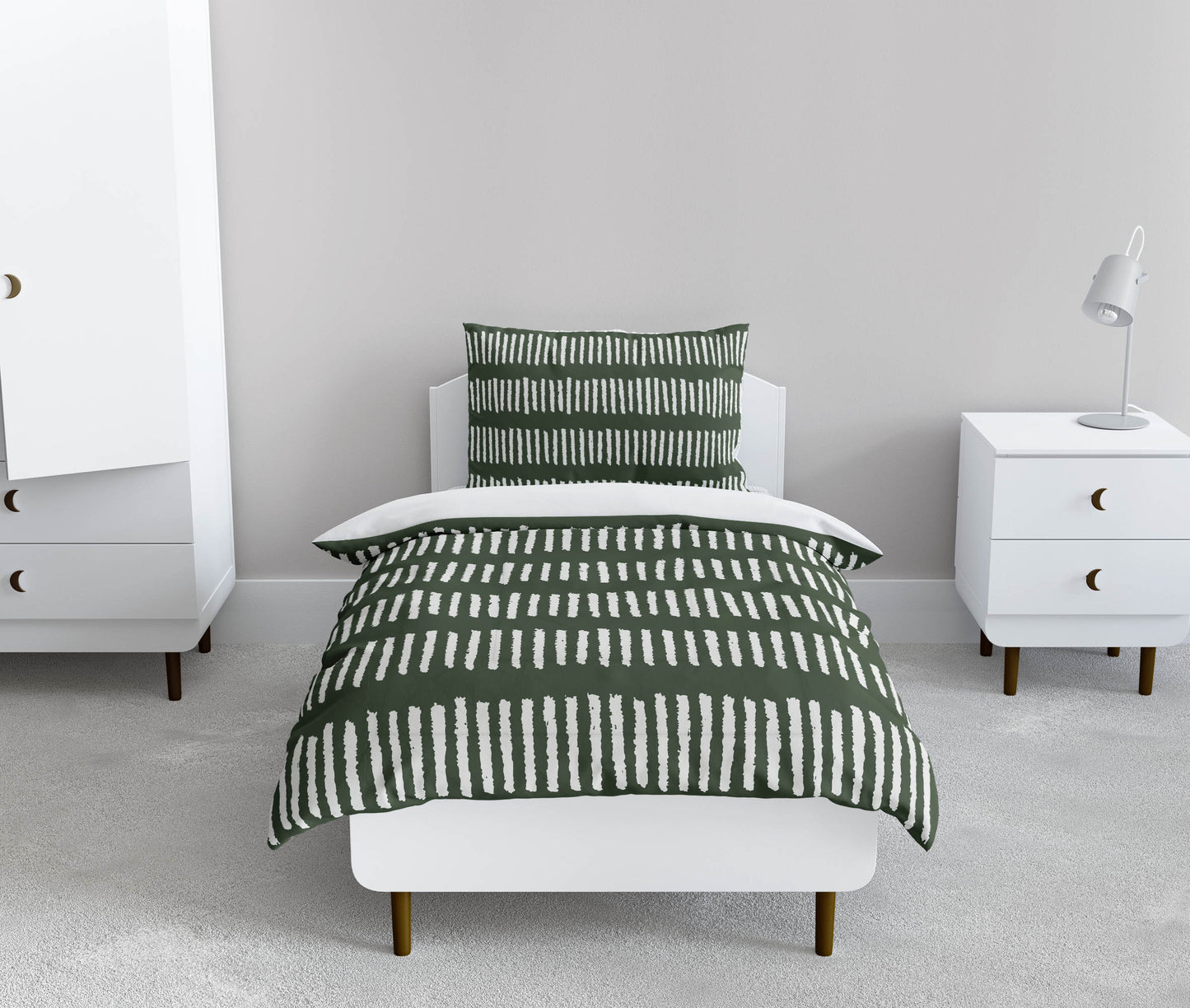 Fencing Rows Comforter Set