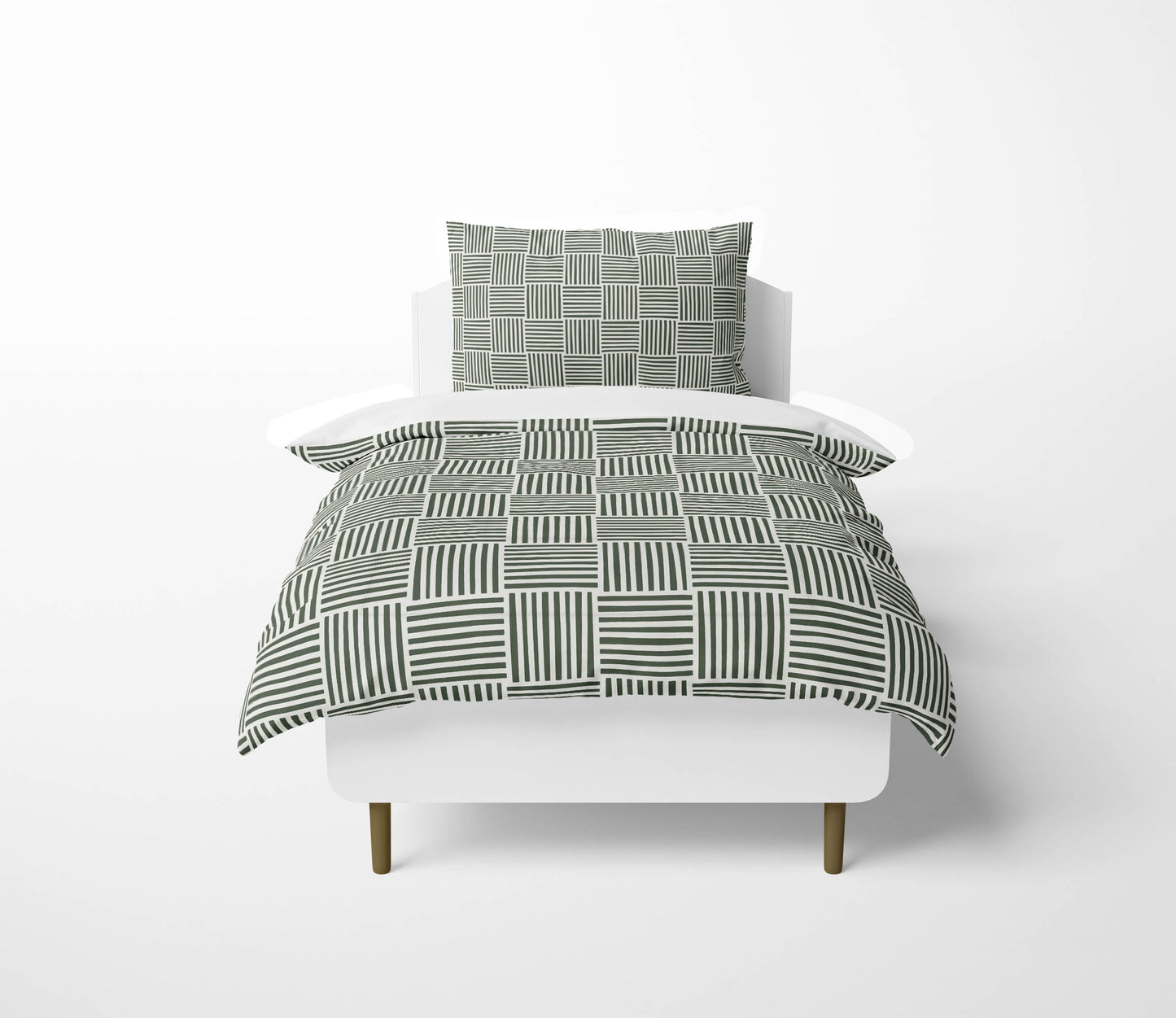 Gridblocked Comforter Set