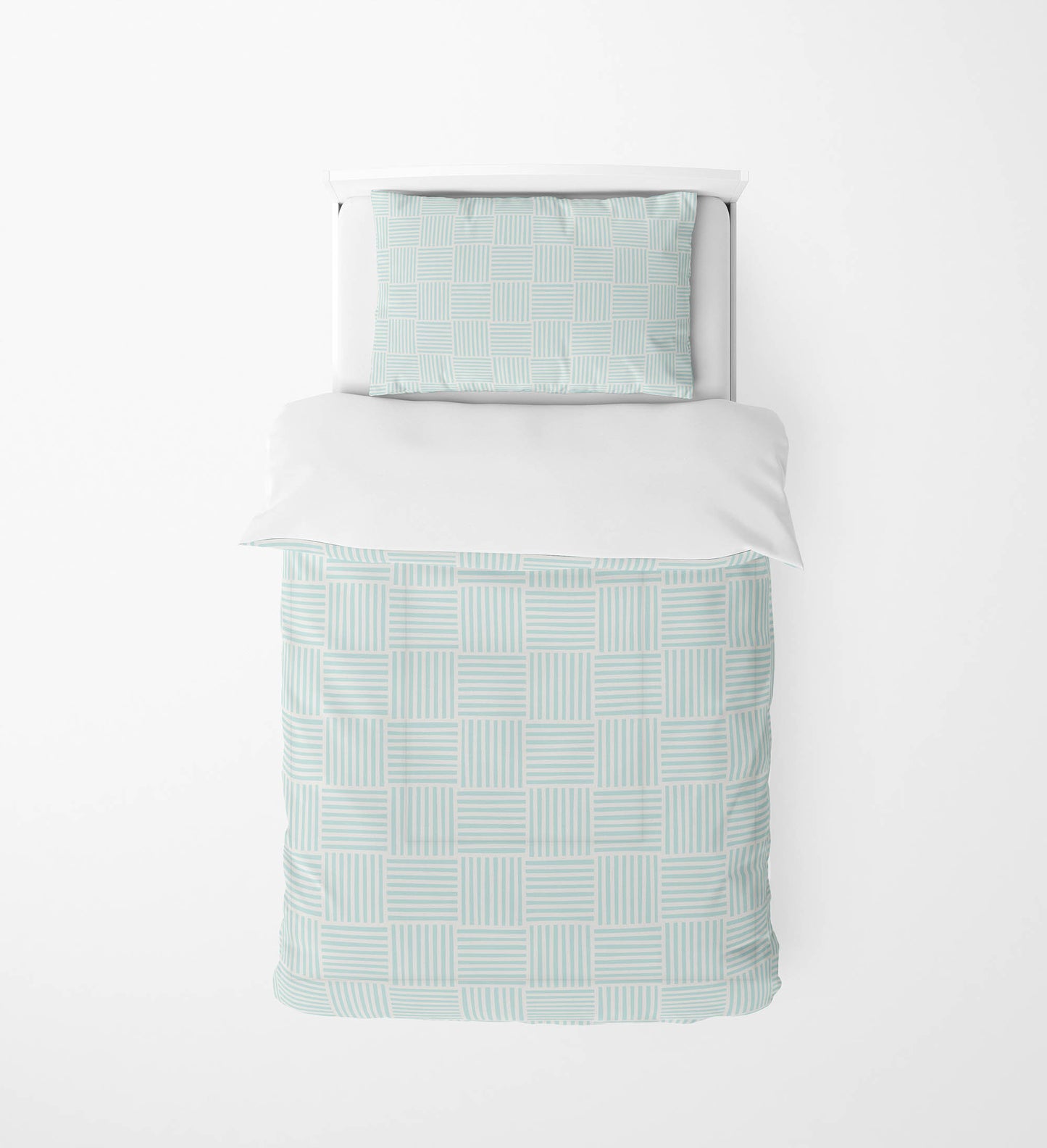 Gridblocked Comforter Set