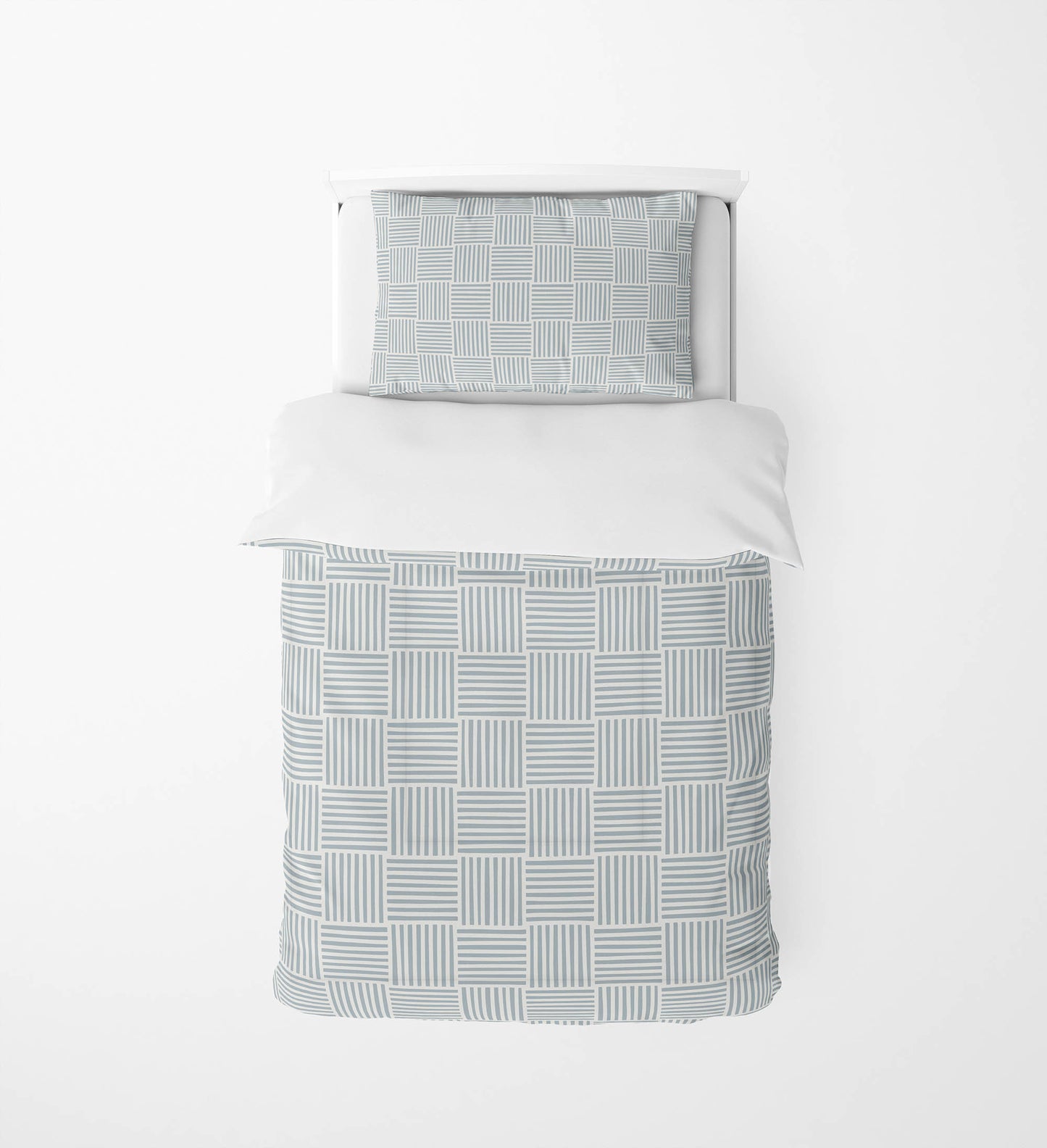 Gridblocked Comforter Set