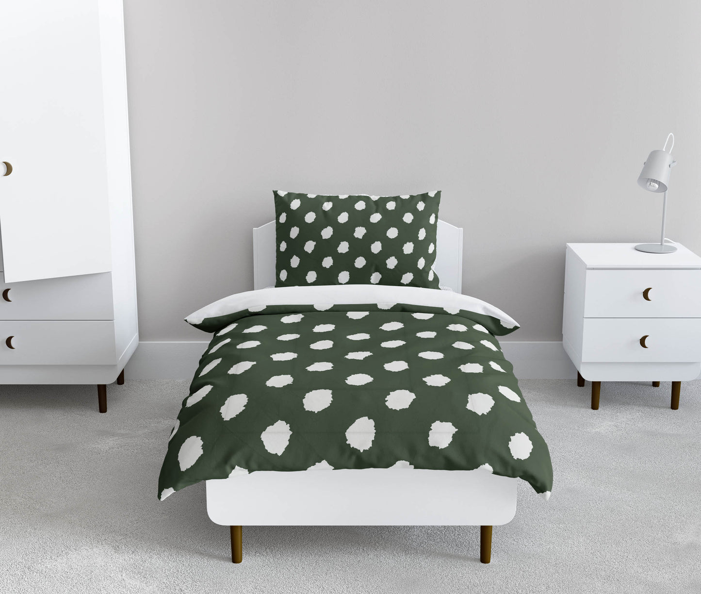 Grunge Dot Comforter Set