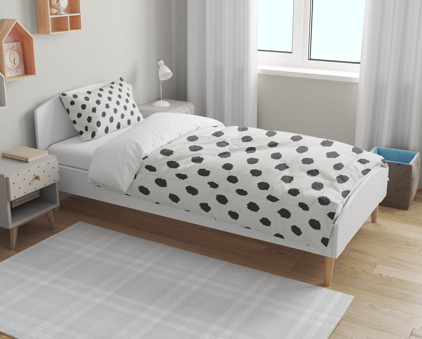 Grunge Dot Comforter Set