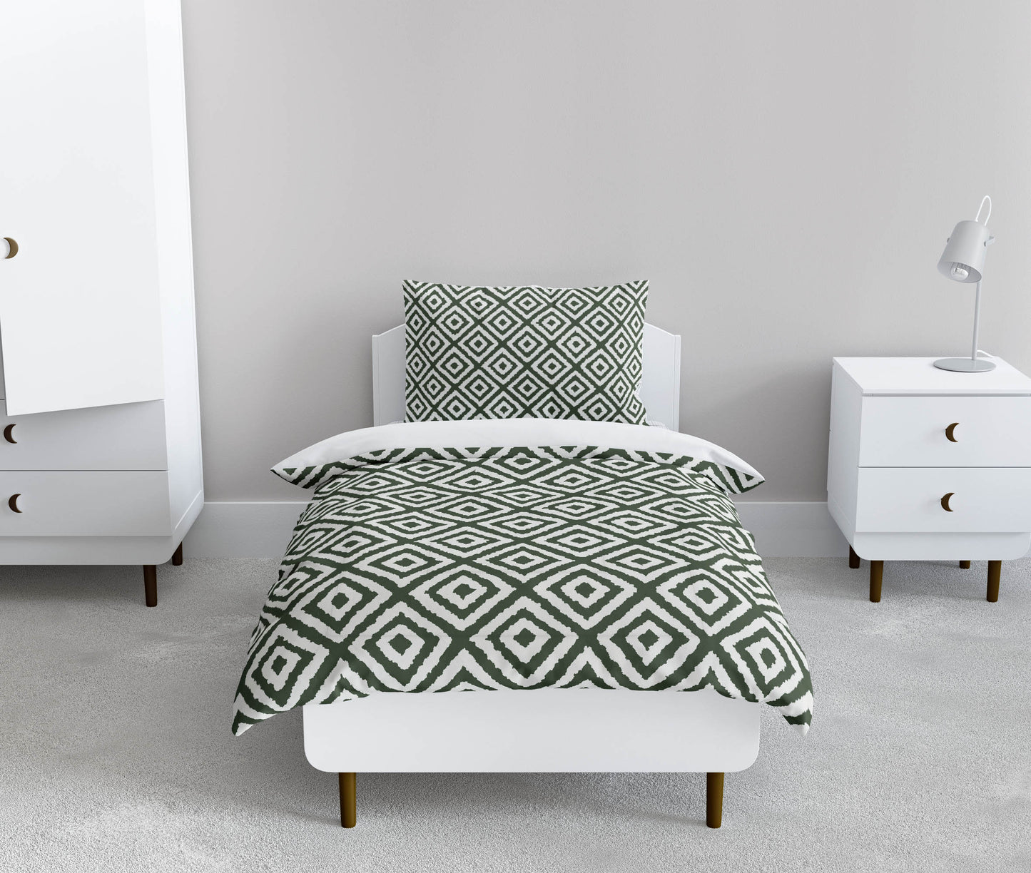 Ikat Grunge Comforter Set