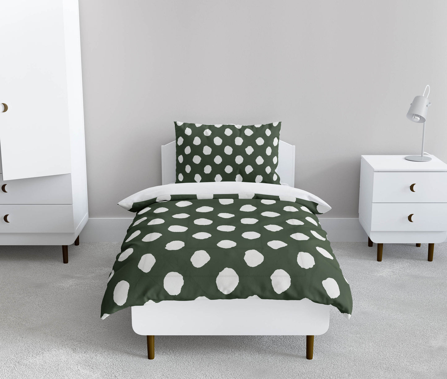 Large Dot Comforter Set