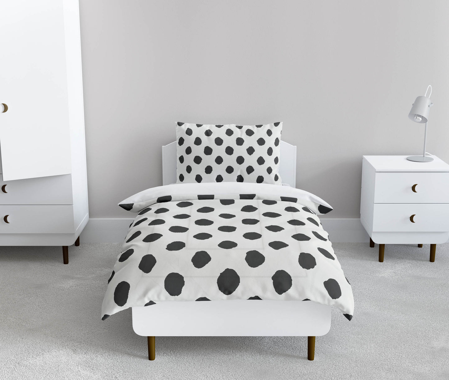 Large Dot Comforter Set