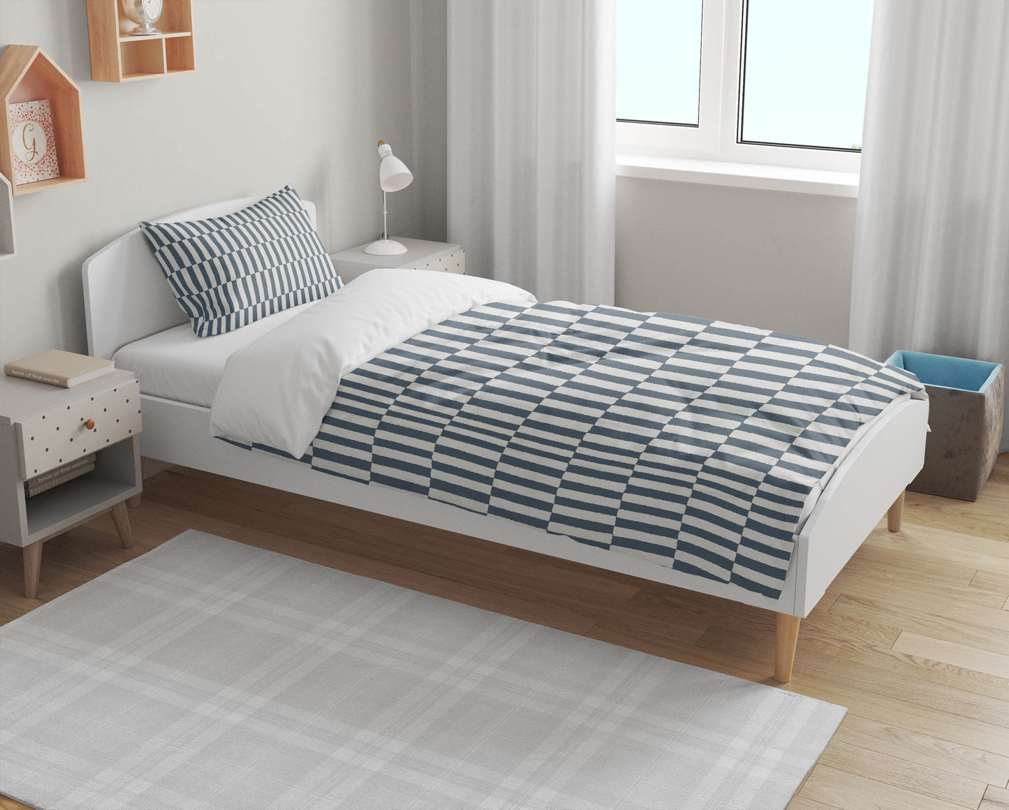Off Stripe Comforter Set