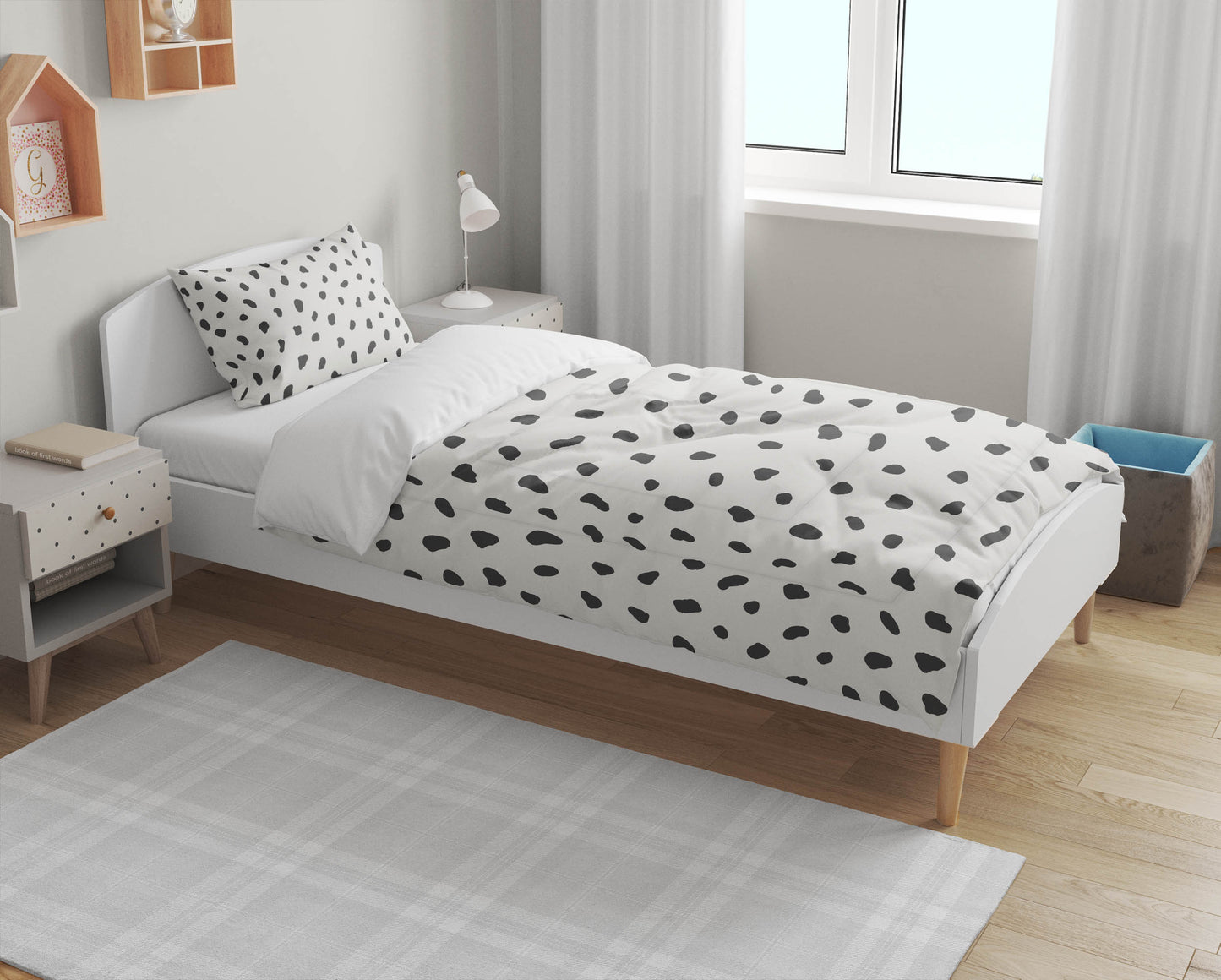 Paint Drop Comforter Set