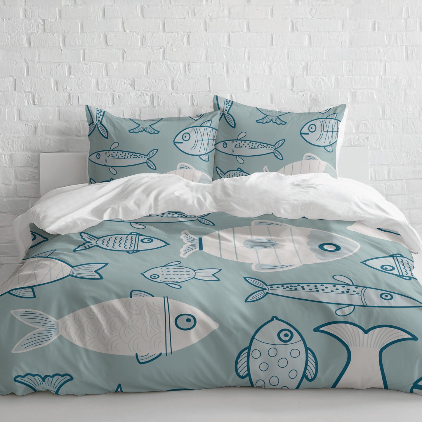 Here Fishy Fishy Fishy Comforter Set