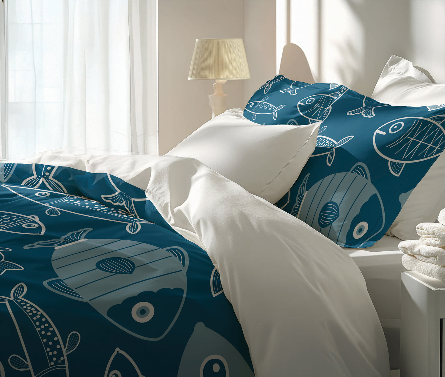 Here Fishy Fishy Fishy Comforter Set