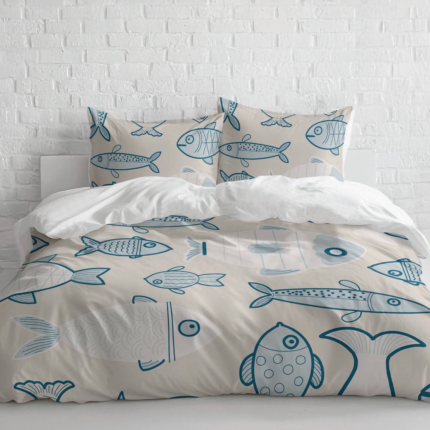 Here Fishy Fishy Fishy Comforter Set