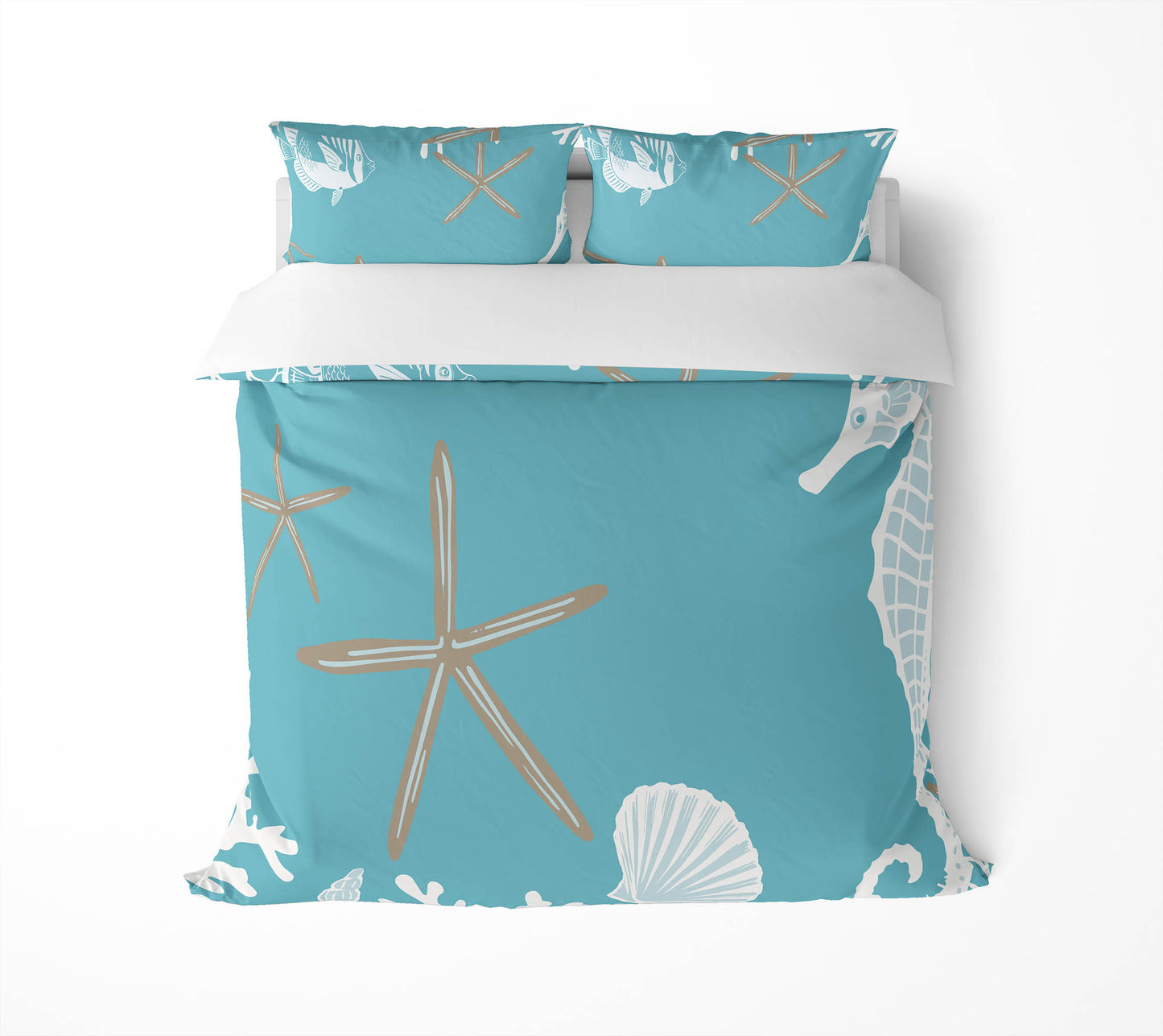 Coral & Seahorse Comforter Set