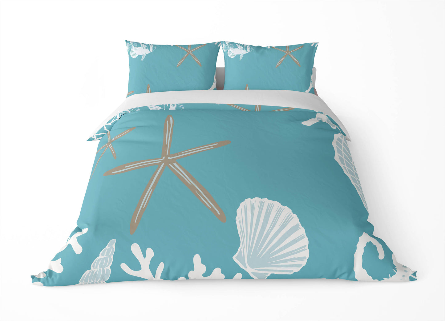 Coral & Seahorse Comforter Set