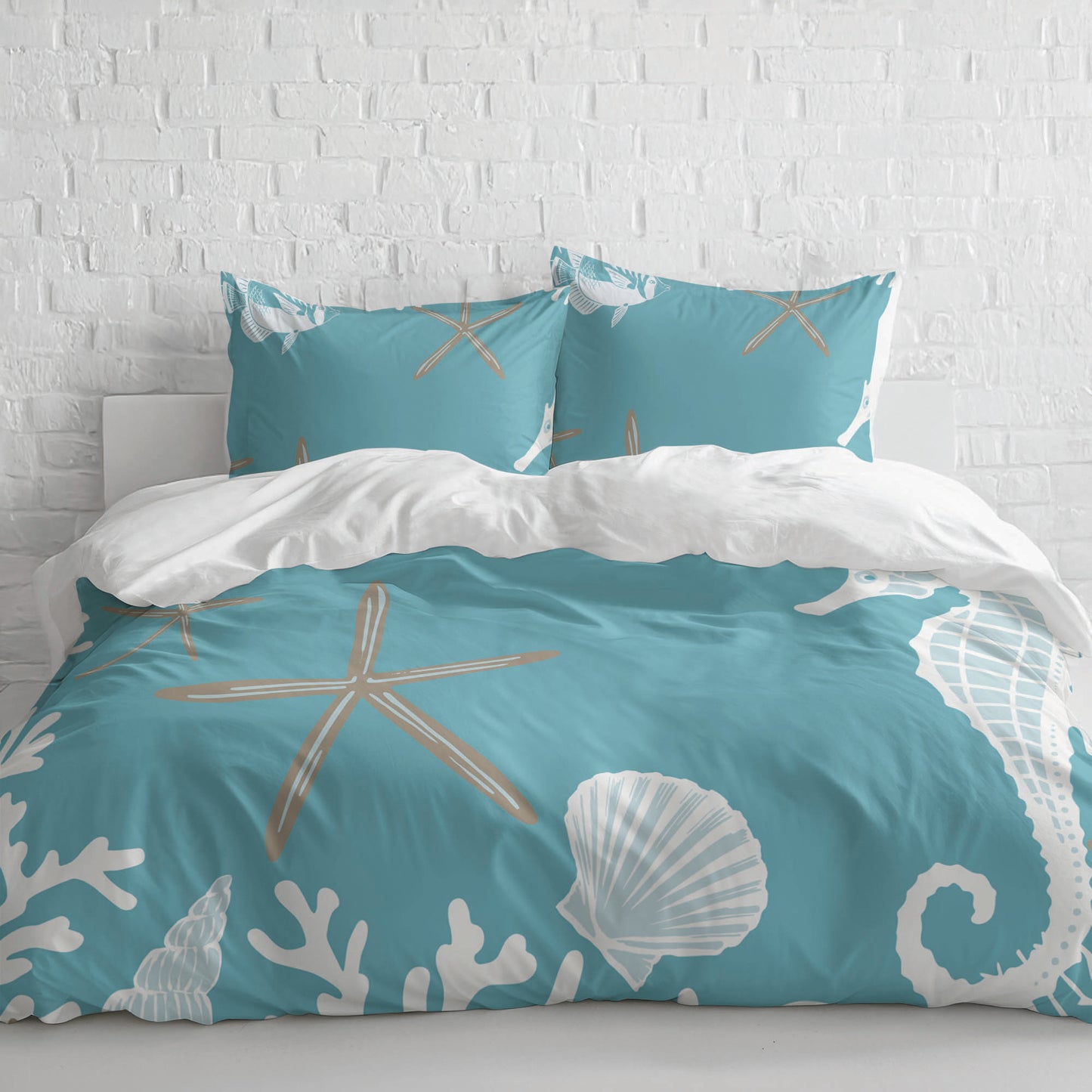 Coral & Seahorse Comforter Set