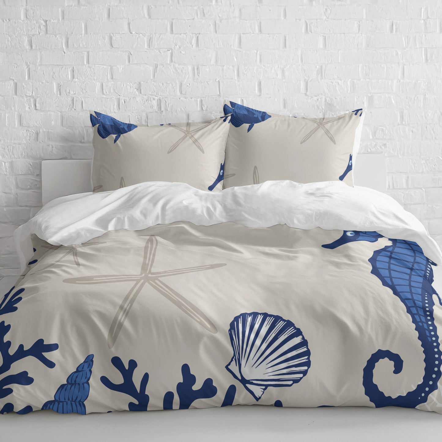 Coral & Seahorse Comforter Set