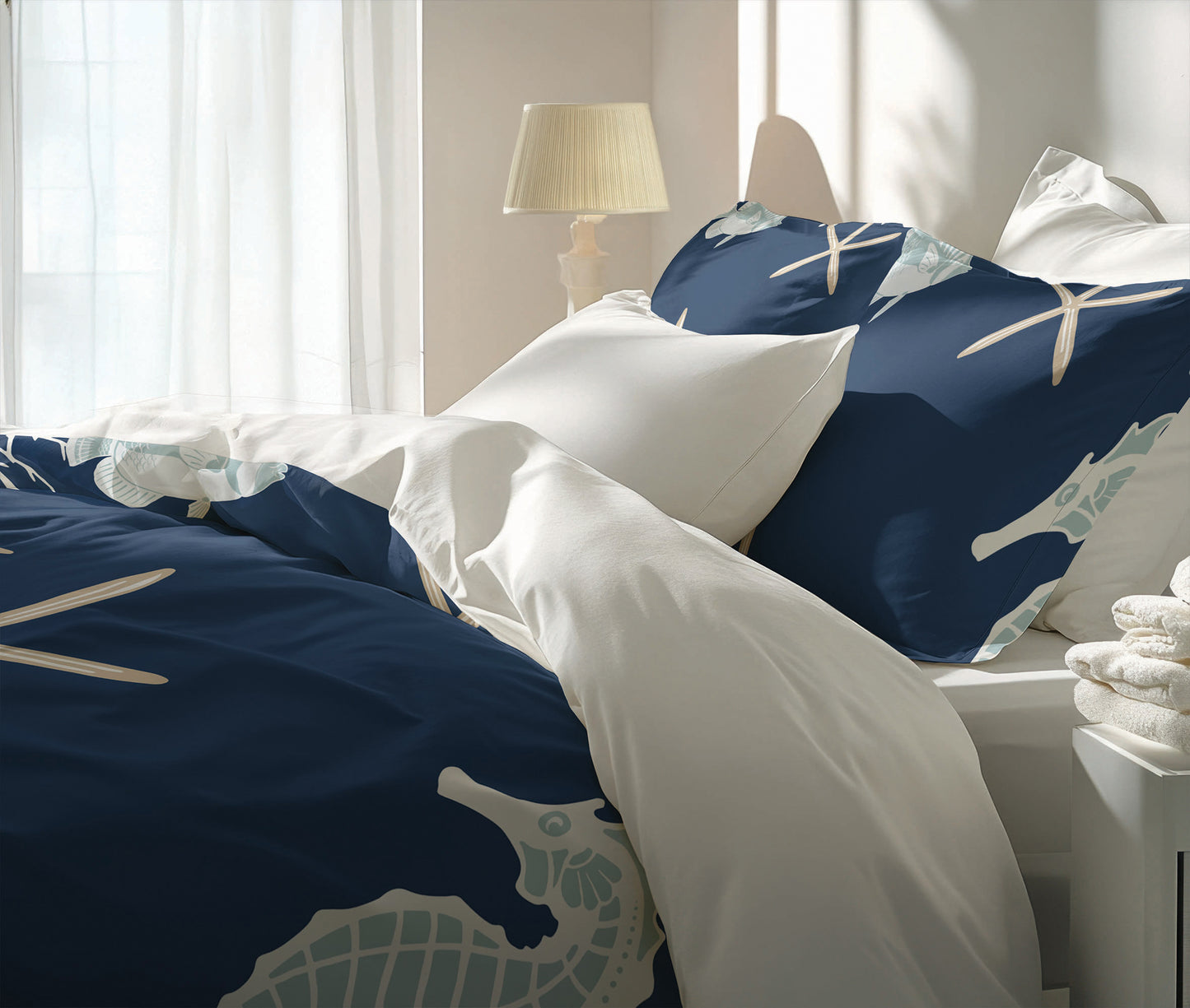 Coral & Seahorse Comforter Set