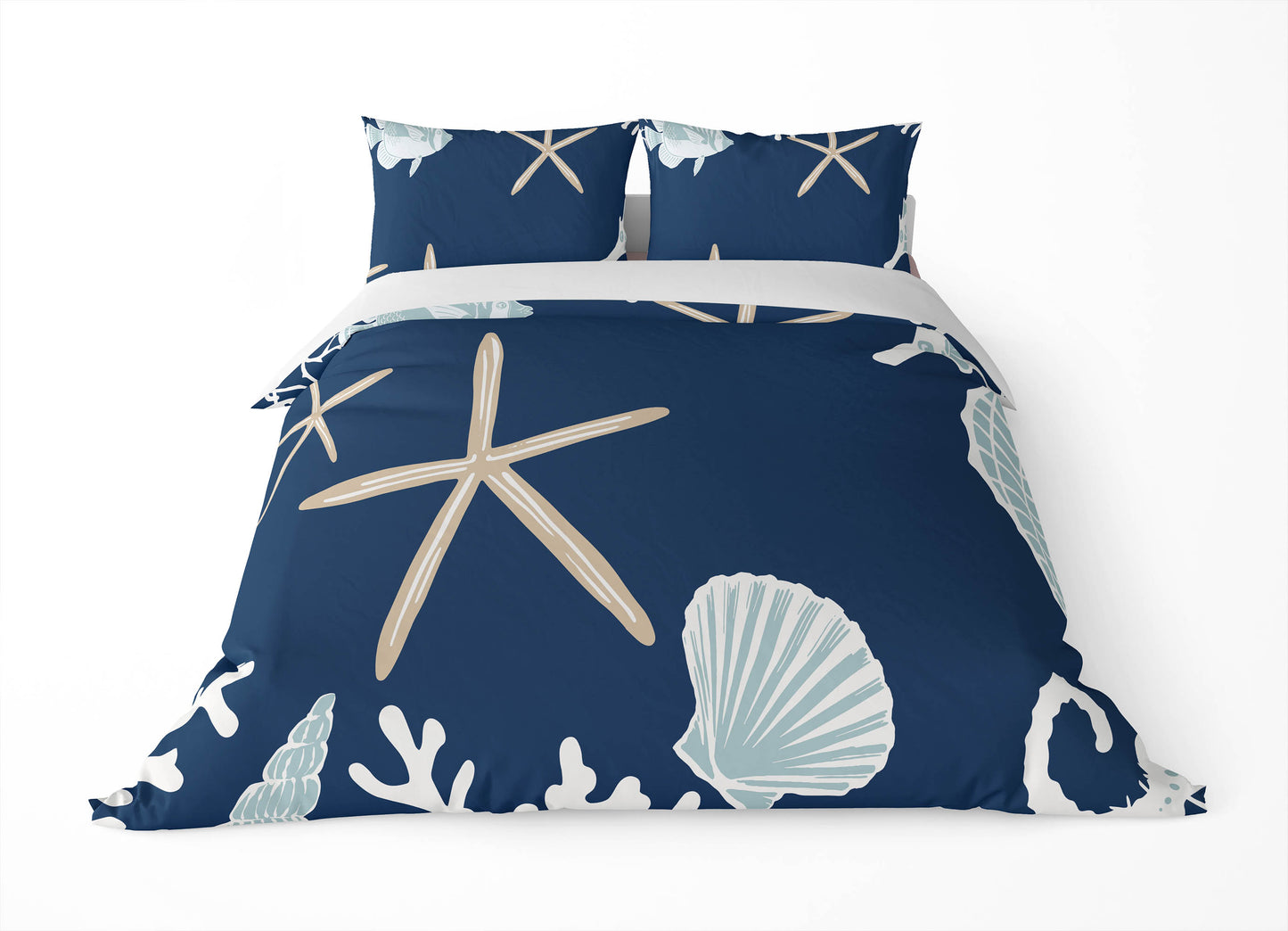 Coral & Seahorse Comforter Set