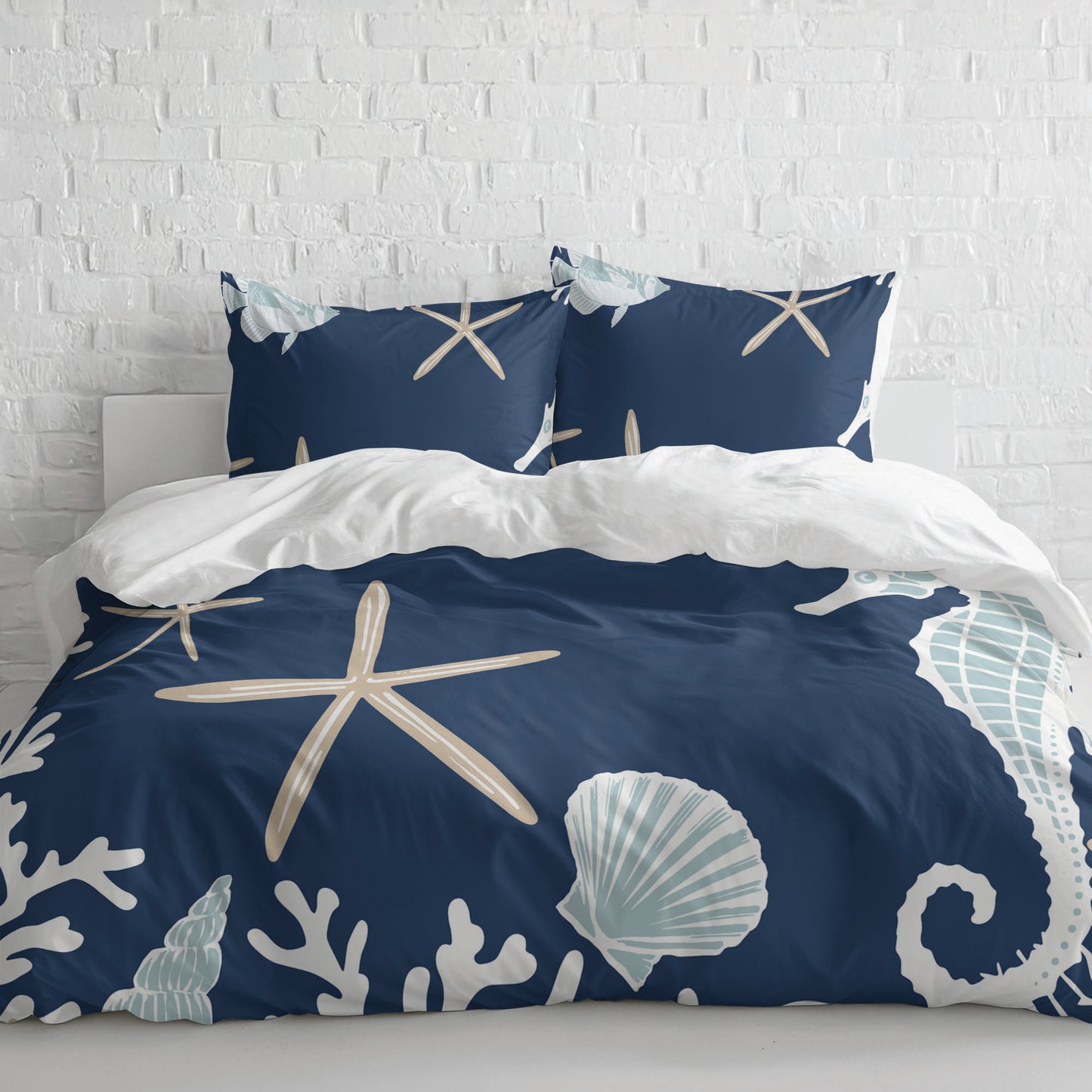 Coral & Seahorse Comforter Set