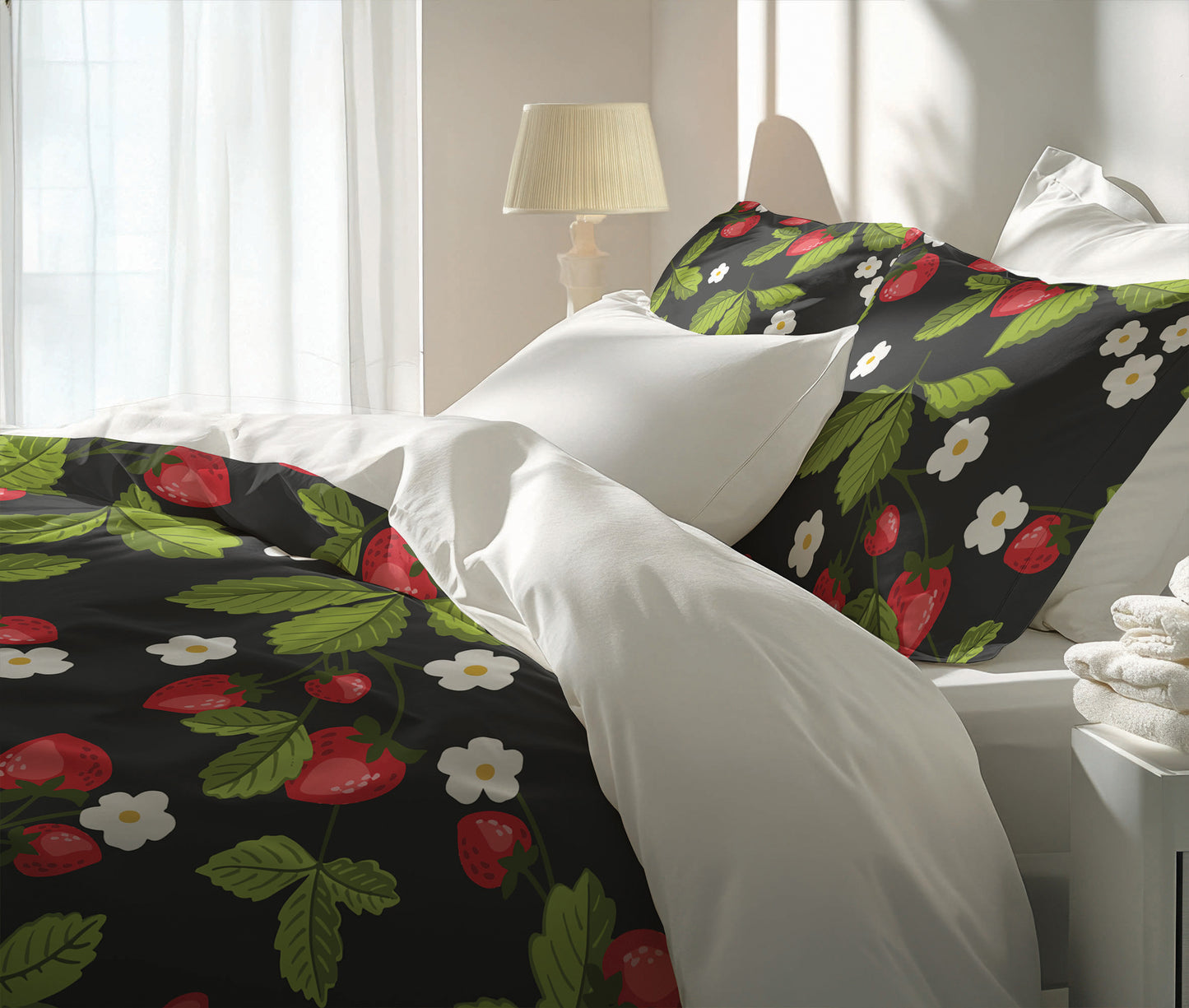 Strawberries Comforter Set