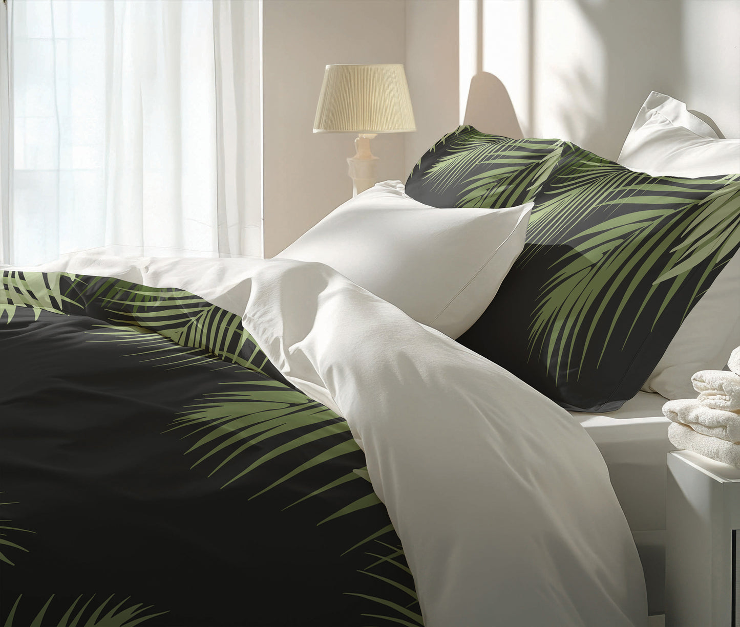 Waving Palm Comforter Set