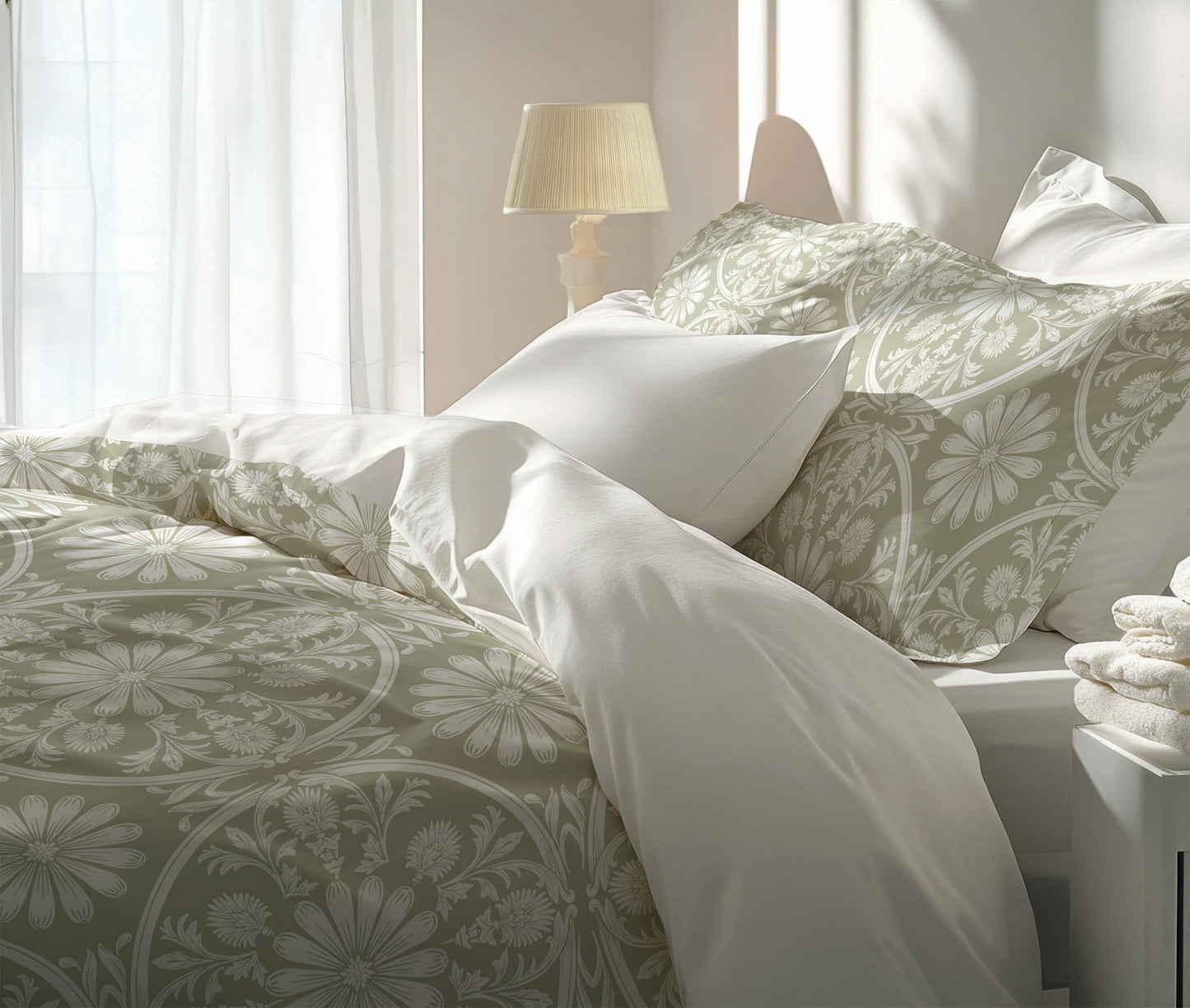 Daisy Tile Comforter Set