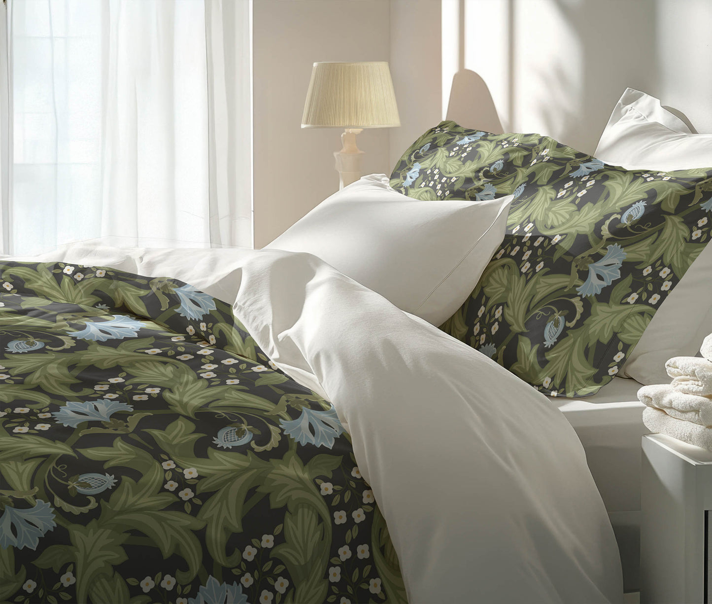 Ogee Leaf Comforter Set