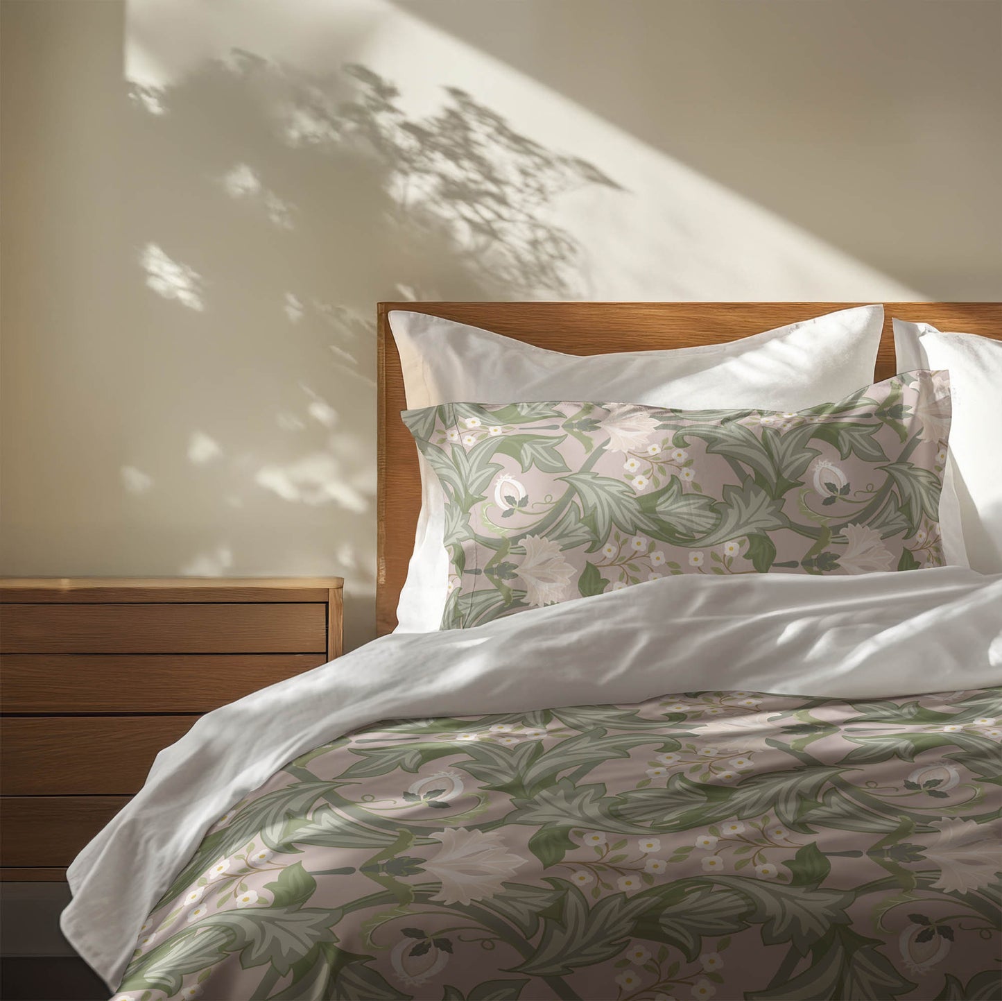 Ogee Leaf Comforter Set