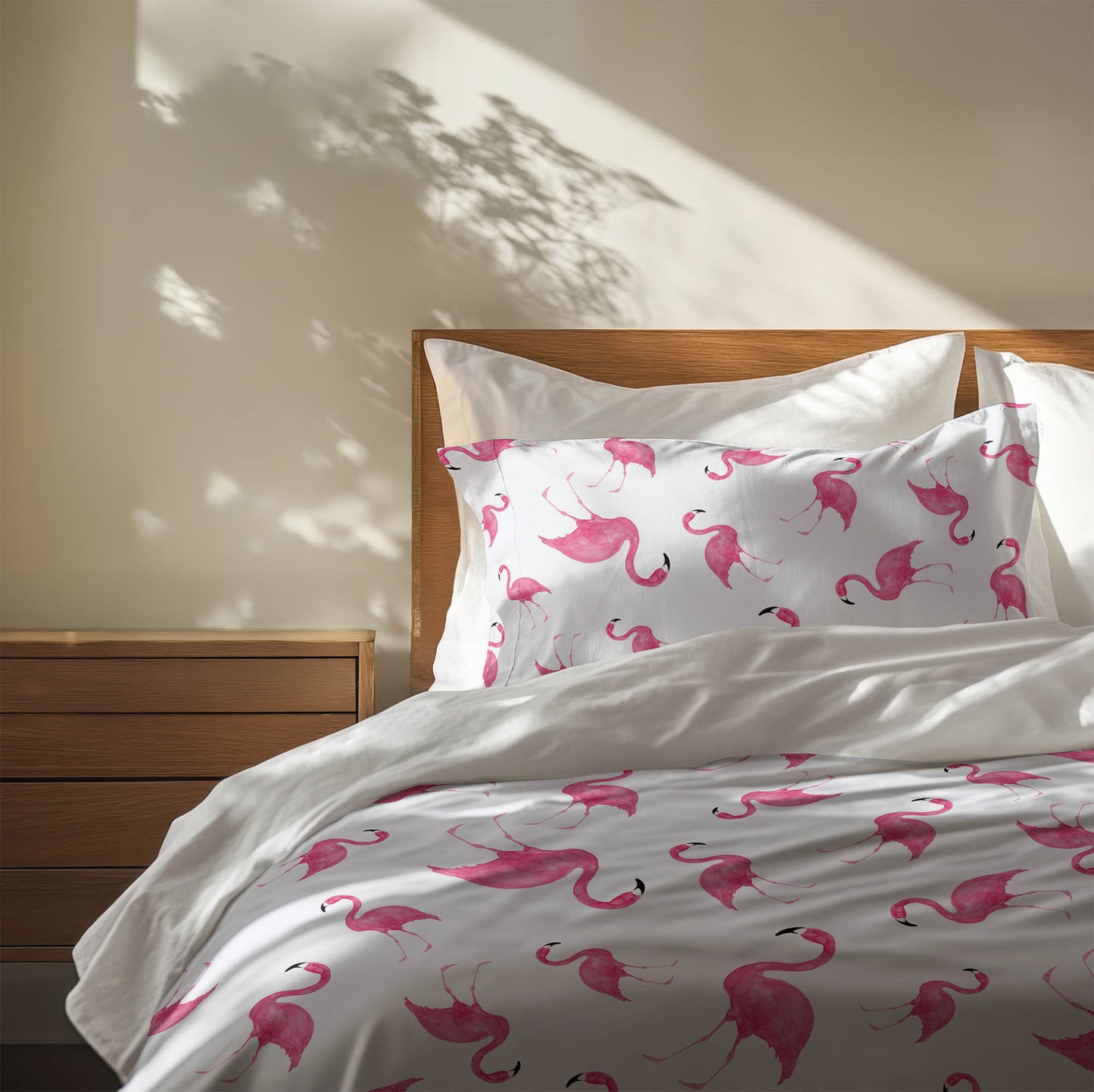 Summer Flamingo Comforter Set
